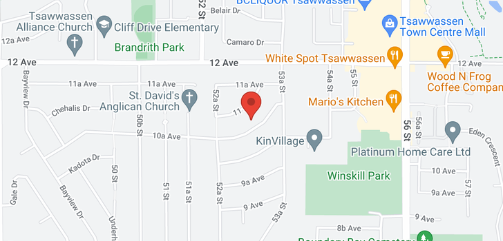 map of 5331 10A AVENUE